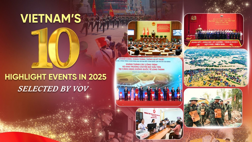 Vietnam’s 10 key events in 2025 selected VOV